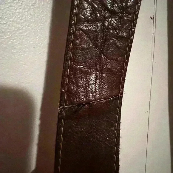 Jack Georges Spikes & Sparrow North / South Luxurious Leather Messenger Bag - Picture 6 of 15